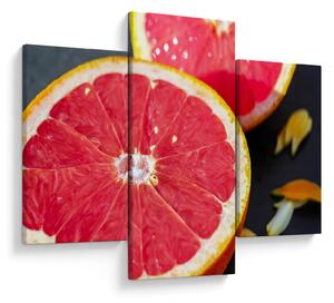 Tablou cu grapefruit tăiat (90x60 cm)