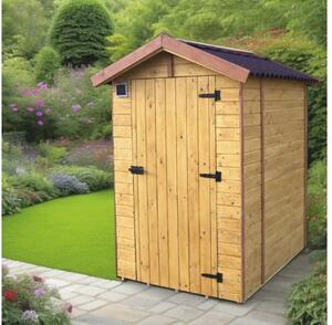 WC grădină HABRITA lemn masiv rășinoase 140x145 cm natur