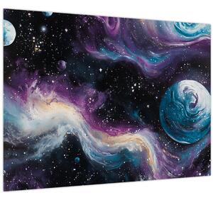 Tablou - Univers pictat (70x50 cm)