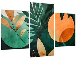 Tablou - Motive naturale geometrice (90x60 cm)