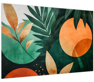 Tablou - Motive naturale geometrice (90x60 cm)