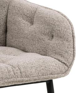 Scaun de dining Brooke bouclé, bej