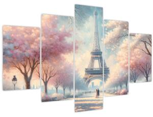 Tablou – Primăvară la Paris (150x105 cm)
