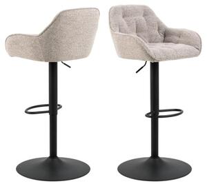 Scaun de bar Brooke bouclé, bej