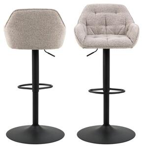 Scaun de bar Brooke bouclé, bej