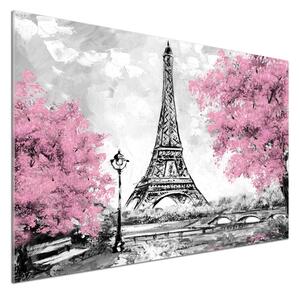 Panou sticla securizata bucatarie Turnul Eiffel din Paris