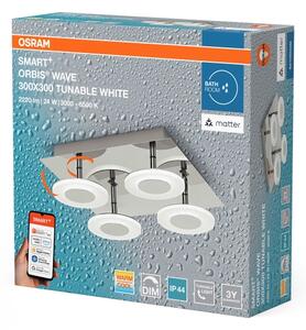 Osram - Lampă de tavan LED SMART+ WAVE, dimabilă, pentru baie, 24 W, 230 V, IP44, Wi-Fi