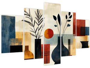 Tablou - Vaze cubiste (150x105 cm)