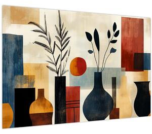 Tablou - Vaze cubiste (90x60 cm)