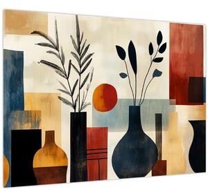 Tablou - Vaze cubiste (70x50 cm)