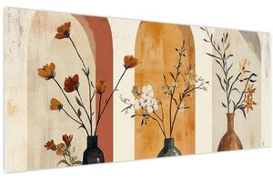 Tablou - Vaze în arcade (120x50 cm)