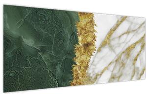 Tablou - Marmură verde N⁰1 (120x50 cm)