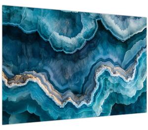 Tablou - Detaliu de acvamarin (90x60 cm)