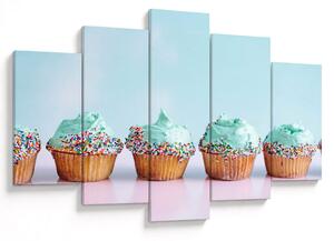 Tablou cu cupcakes (150x105 cm)