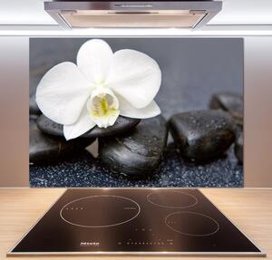 Sticlă printata bucătărie Orhidee