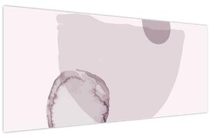 Tablou - Minimalism violet N⁰2 (120x50 cm)