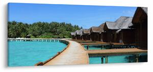 Tablou cu Maledive (120x50 cm)