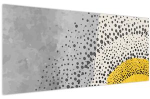 Tablou - pictură abstractă de plajă N⁰3 (120x50 cm)
