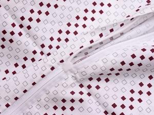 Lenjerie de pat din bumbac DIAMOND CHRISTIAN alba Dimensiune lenjerie de pat: 2 buc 80 x 80 cm | 200 x 200 cm