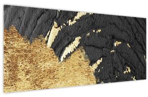 Tablou - Structura de aur N⁰1 (120x50 cm)