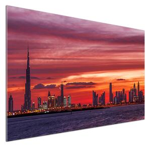 Panou sticlă bucătărie Sunset Dubai