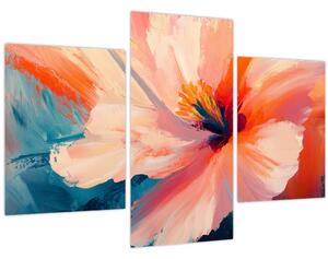 Tablou - Floare pictată (90x60 cm)