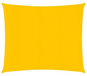 Pânză parasolar, galben, pătrat, 4,5x4,5 m HDPE, 160 g/m²