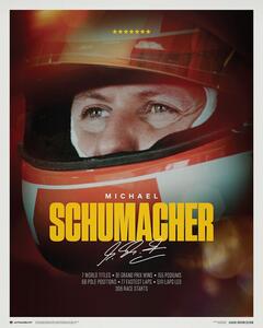 Michael Schumacher - Keep Fighting - 2023 Reproducere, (40 x 50 cm)