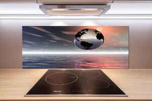 Panou sticlă decorativa bucătărie Planeta Pământ