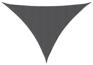 Parasolar, antracit, 4x4x5,8 m, țesătură oxford, triunghiular