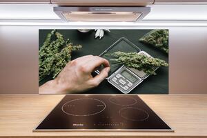 Panou sticlă decorativa bucătărie marijuana topuri