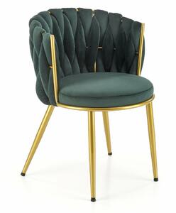 Scaun Houston 1506, Verde, Auriu, 79x57x60cm, 14 kg