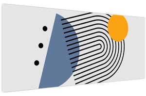Tablou - Abstracție minimalistă N⁰2 (120x50 cm)