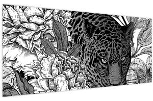 Tablou - Grădină exotică (120x50 cm)