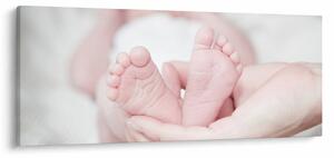 Tablou cu piciorușele de copilaș (120x50 cm)