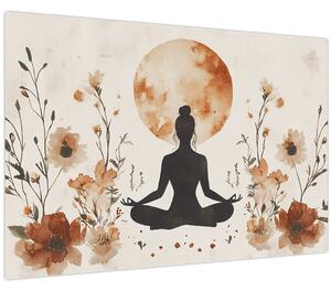 Tablou - Yoga Portocalie (90x60 cm)
