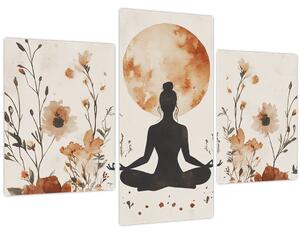 Tablou - Yoga Portocalie (90x60 cm)