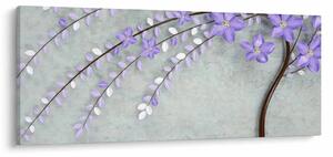 Tablou - ploaie violetă (120x50 cm)