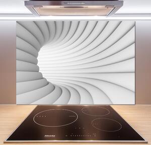 Panou sticlă decorativa bucătărie tunel Abstracție