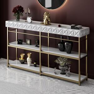 Consolă Zümrüt-White, Gold (152) alb Aur