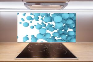 Panou sticlă decorativa bucătărie bile de abstractizare