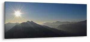 Tablou - Deasupra vârfurilor de munți (120x50 cm)