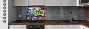 Panou de bucătărie Graffiti pe perete