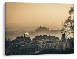 Tablou - Orașul în ceață (70x50 cm)