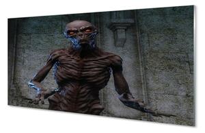 Tablouri acrilice figura Teribil în clădire