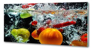 Sticlă bucătărie Fructele sub apa