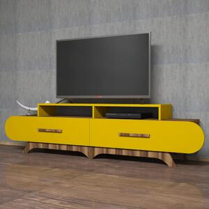 Flora - Walnut, Yellow