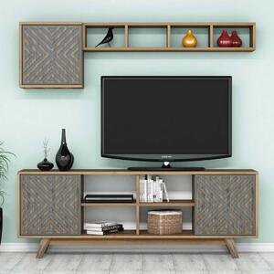 Inci - Walnut, Blue