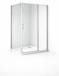 Cabina dus sticla securizata 6 mm, usa batanta, dimensiuni 80x100 cm 800X1000 MM