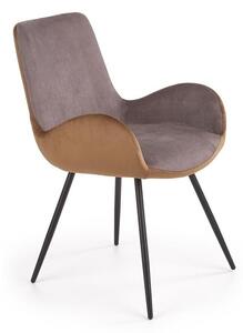 Scaun Houston 696, Gri inchis, Maro, 82x53x60cm, 8 kg